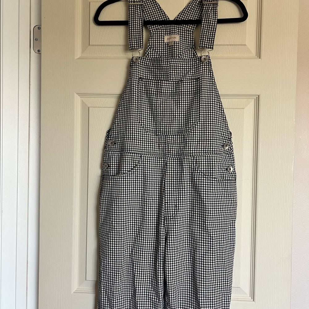 Gingham Overalls